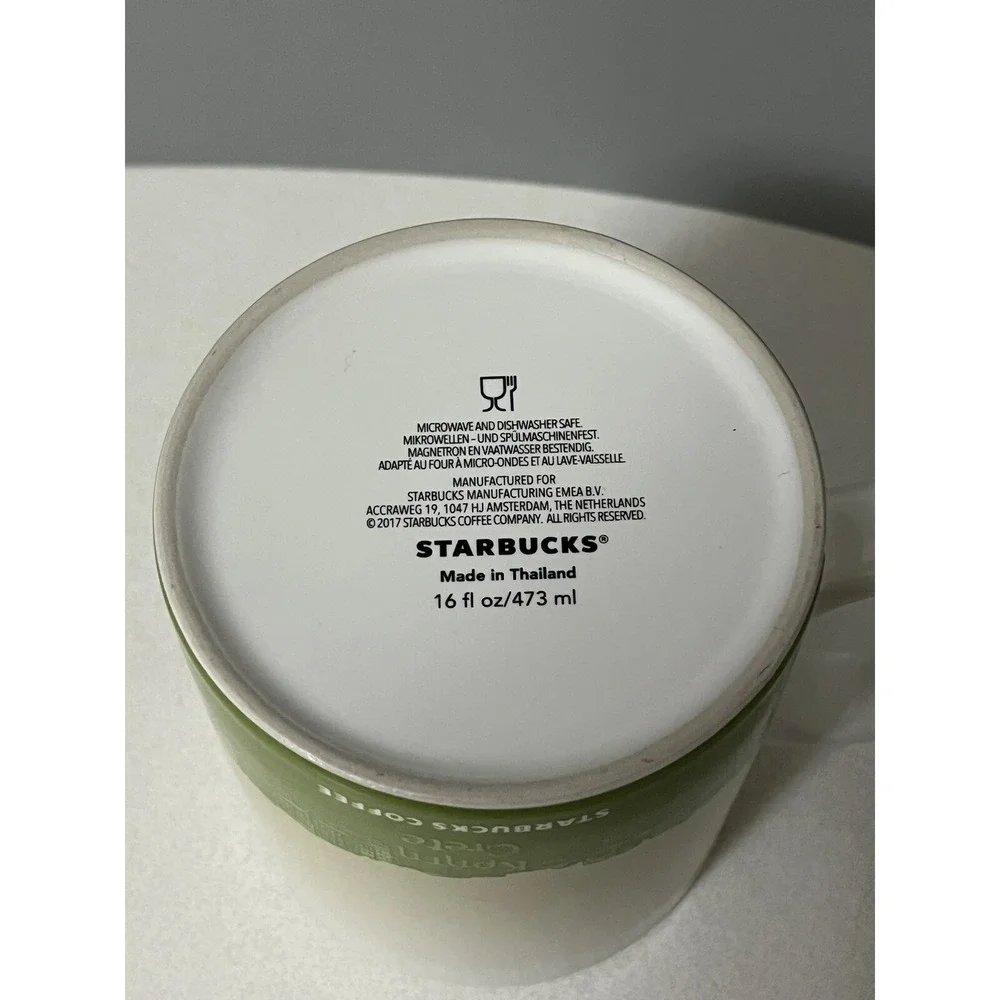 Starbucks Crete Greece Global Icon Collection Ceramic Coffee Mug Cup 16 oz